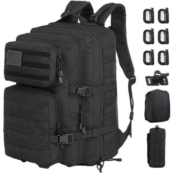 Tactical backpack 45L molle military assault pack bug out bag waterproof - Picture 1 of 7